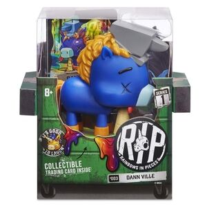 R.I.P. Rainbows in Pieces Gnarly, Messed Up Unicorn Character Dann Ville